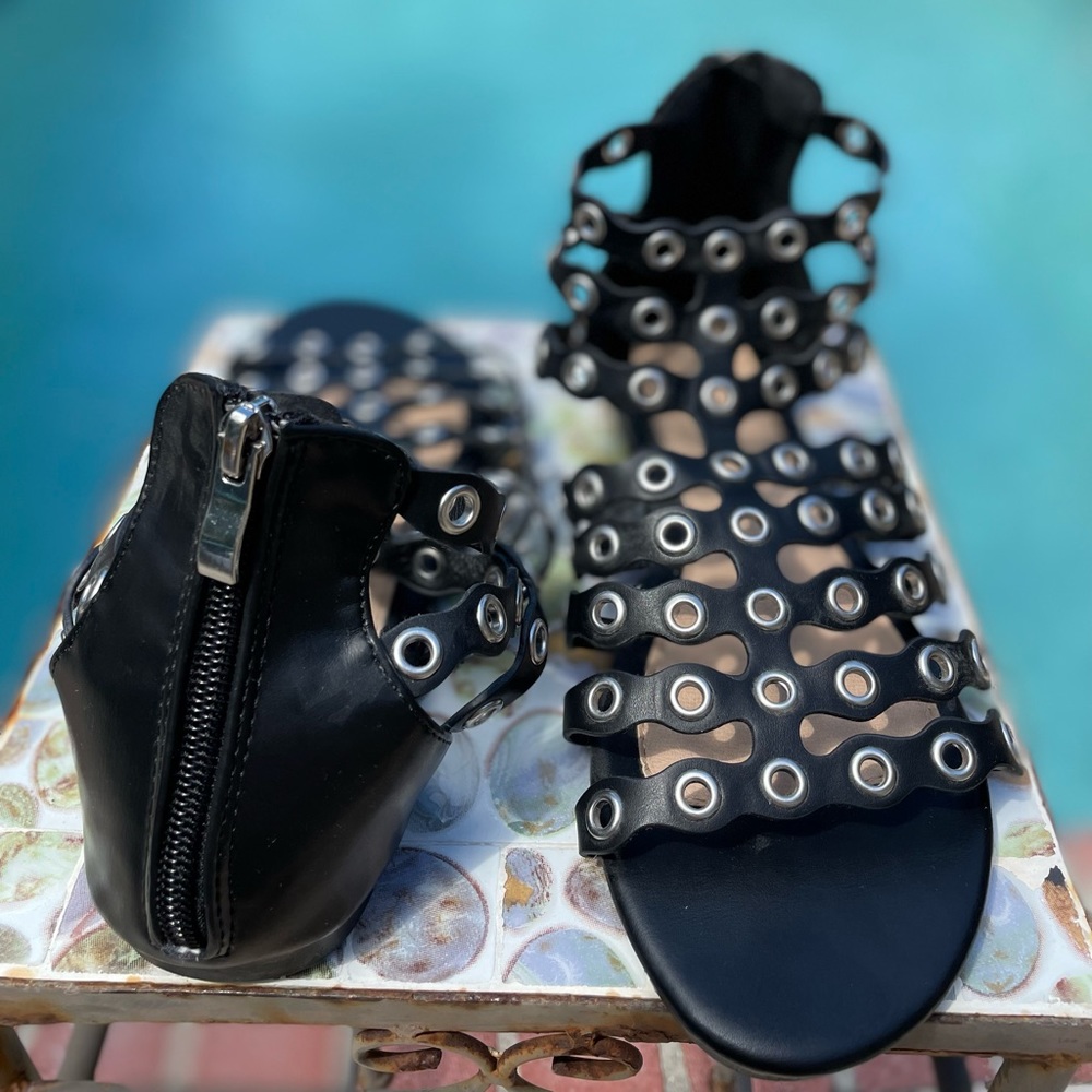 Olivia Miller strappy flats. Size 7
